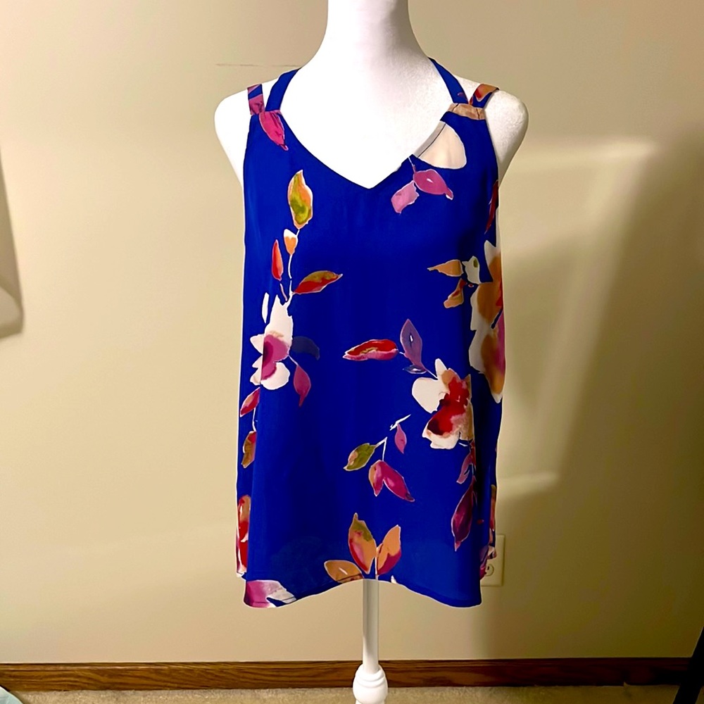 Pink Lily Floral Tank